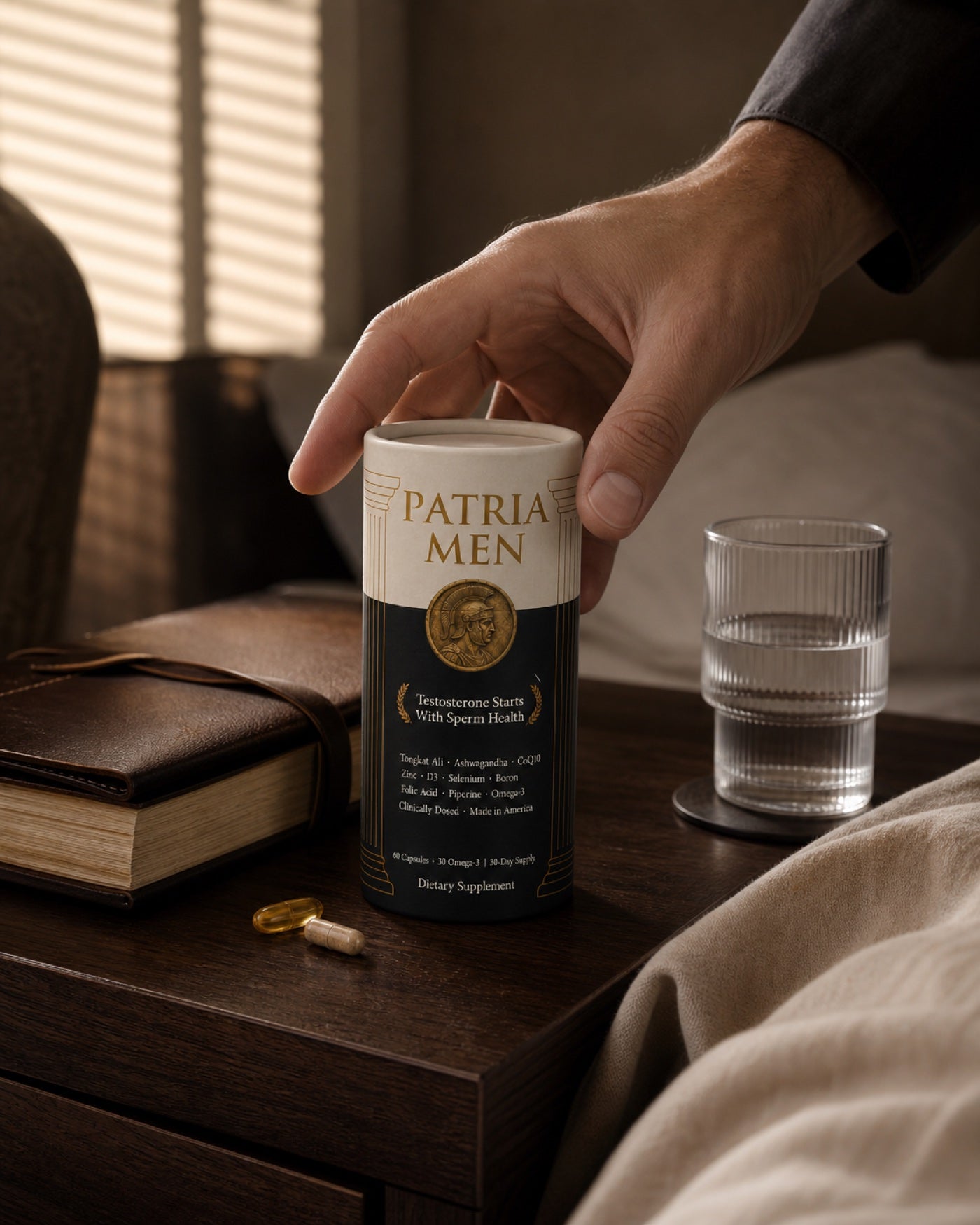 Patria Men morning routine