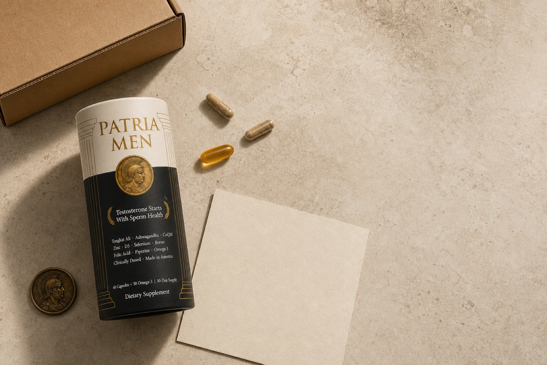 What arrives with Patria Men